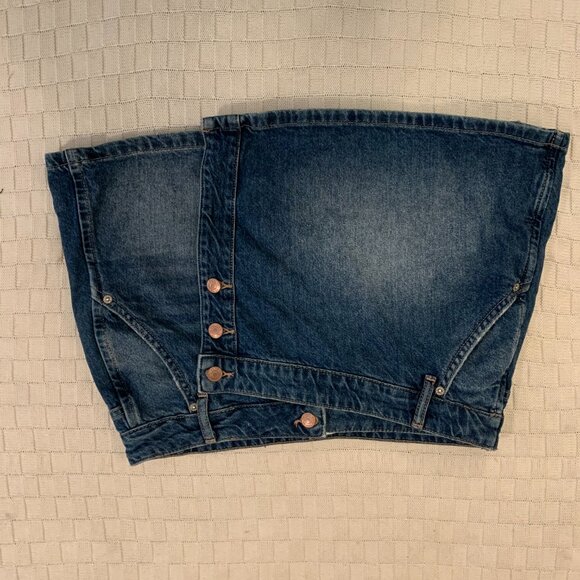 Free People We The Free Wynne Denim Skirt Size 30 - Picture 5 of 7